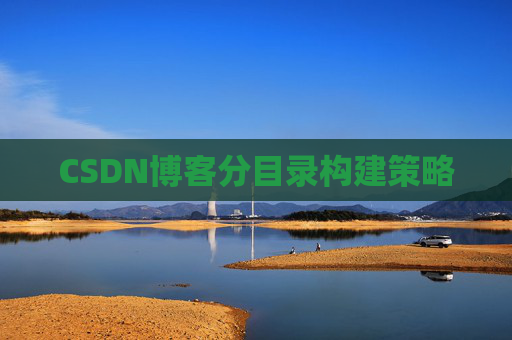 CSDN博客分目录构建策略